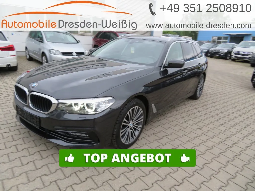 BMW 525 D TOURING SPORT LINE*NAVI PROF*H&K*AHK*DAB* Image 1